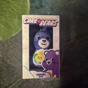 Care Bears Harmony Bear Plush in Purple with Rainbow Belly mini